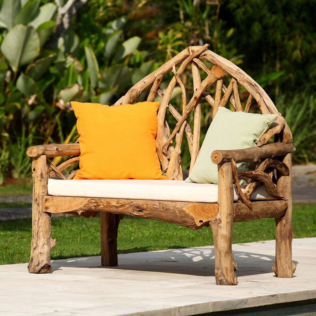 NAXOS - RECLAIMED TEAK WOOD BENCH