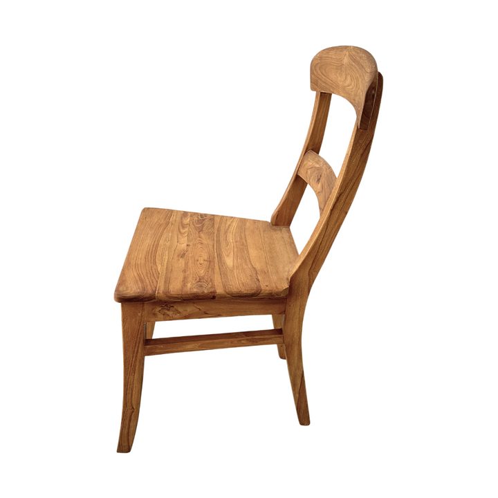 BATAUGA TEAK ROUND DINING CHAIR | 44X50X85CM