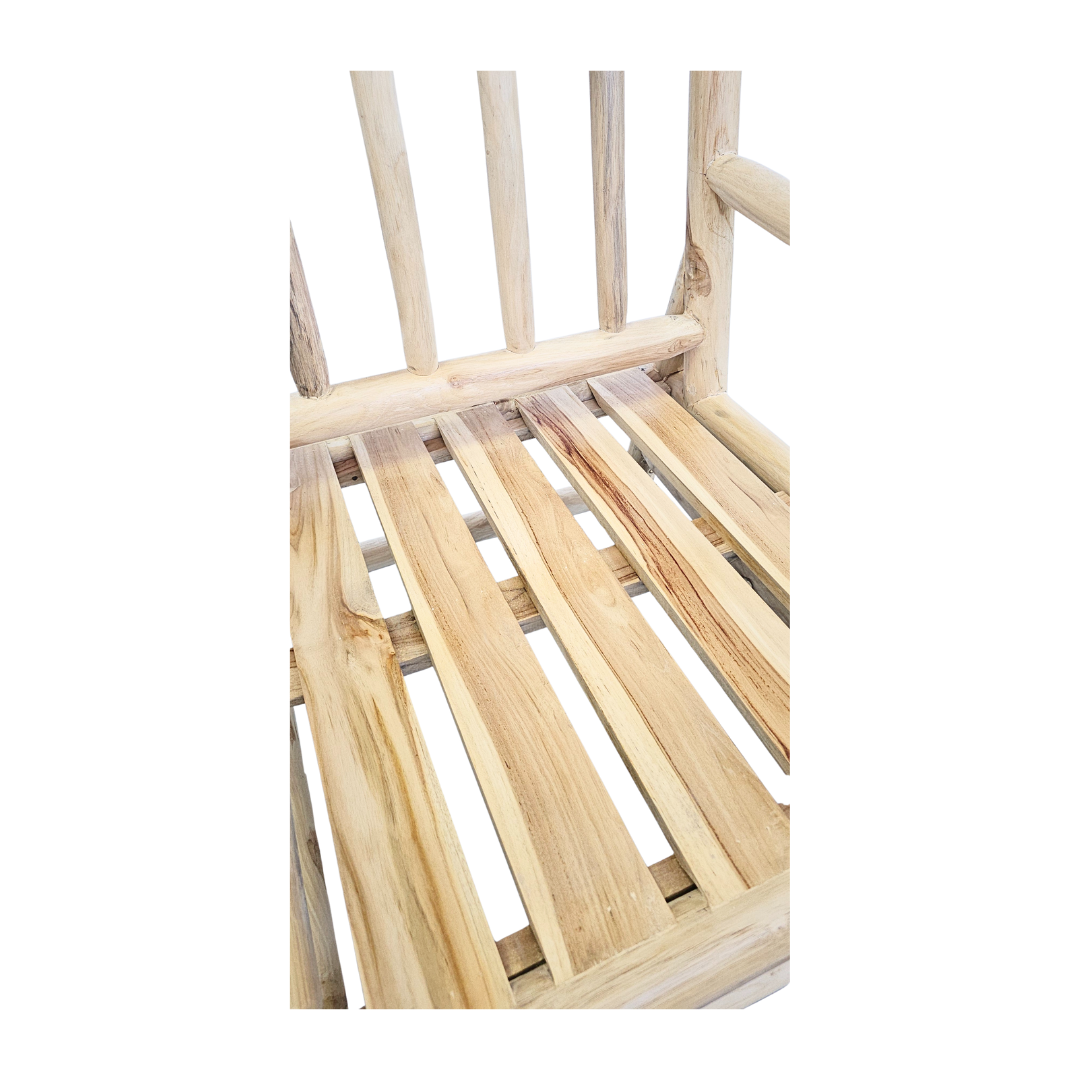 AKASA TEAK BRANCH DINING CHAIR | 60X69X89CM