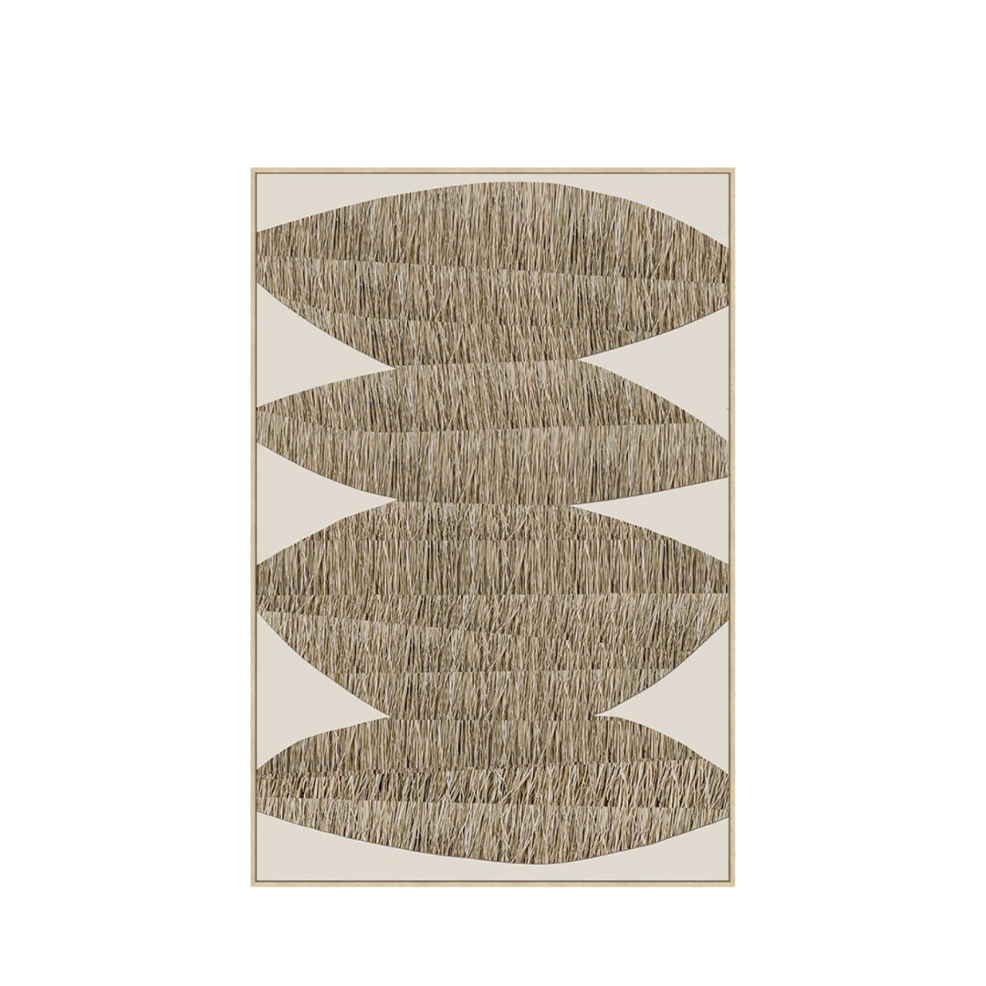 STRAW PAINTING | 83X123CM