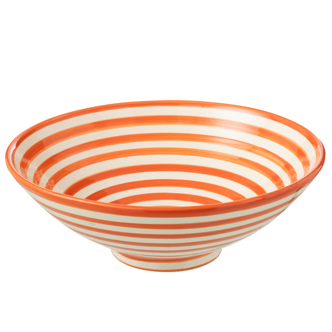 ZUMA STRIPES SALADIER | ORANGE 40X15CM