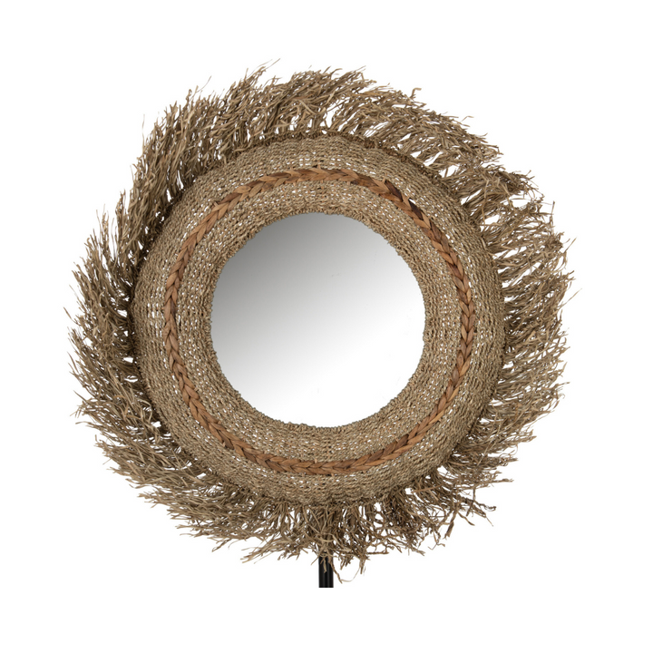 JUTE LION MIRROR