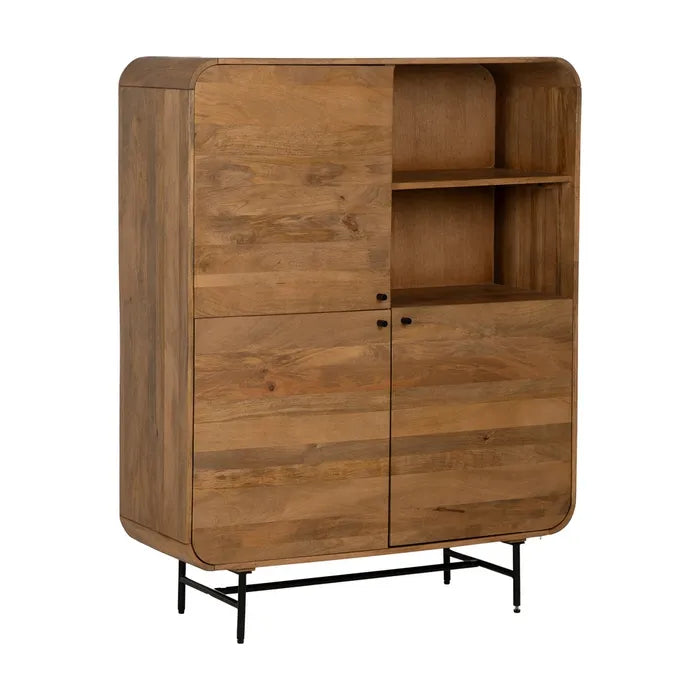 MANGO WOOD CABINET | 110X40X140CM