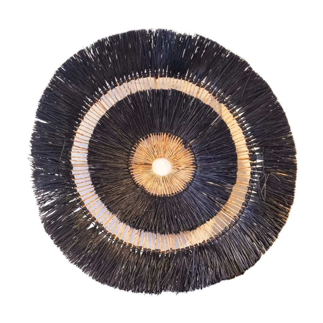 RODA WALL DECO | BLACK/NATURAL 110CM