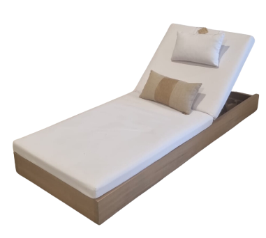 SANTORINI SUNBED | WHITE