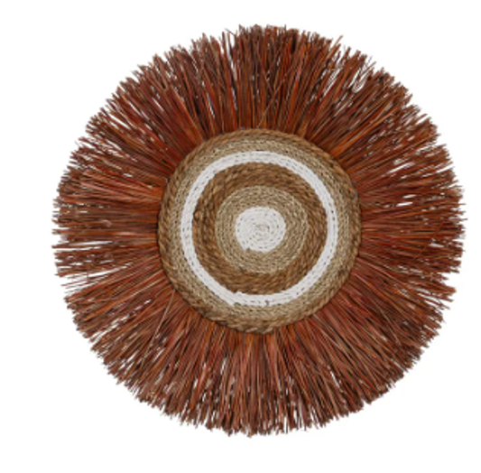 KALALAO COLLECTION -WALL DECO- "A" 55 X 3 X 55 CM -RED-