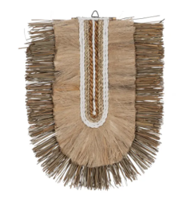 KALALAO COLLECTION -WALL DECO- "D" 30 X 8 X 38 CM -NATURAL-