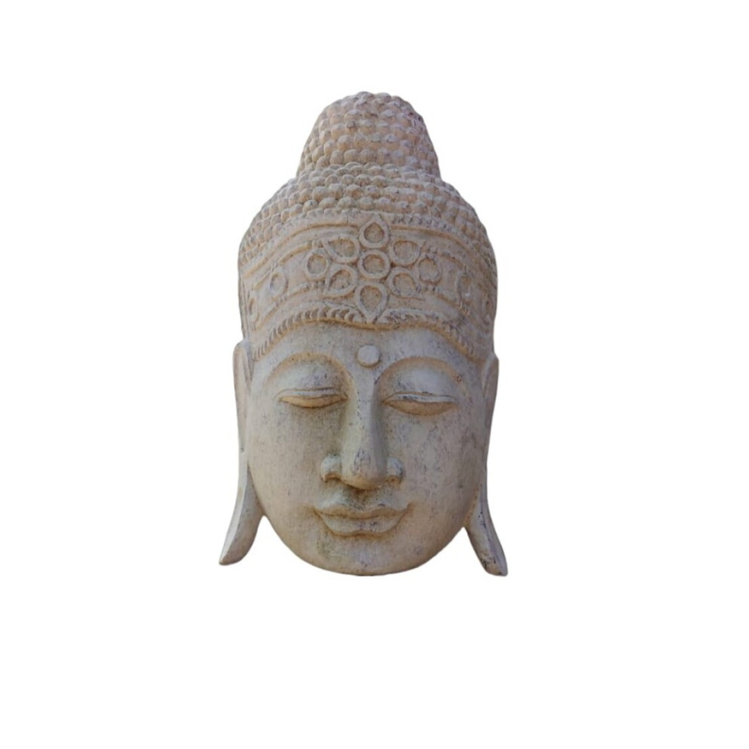 BUDDHA HEAD WALL DECO | 25X40CM