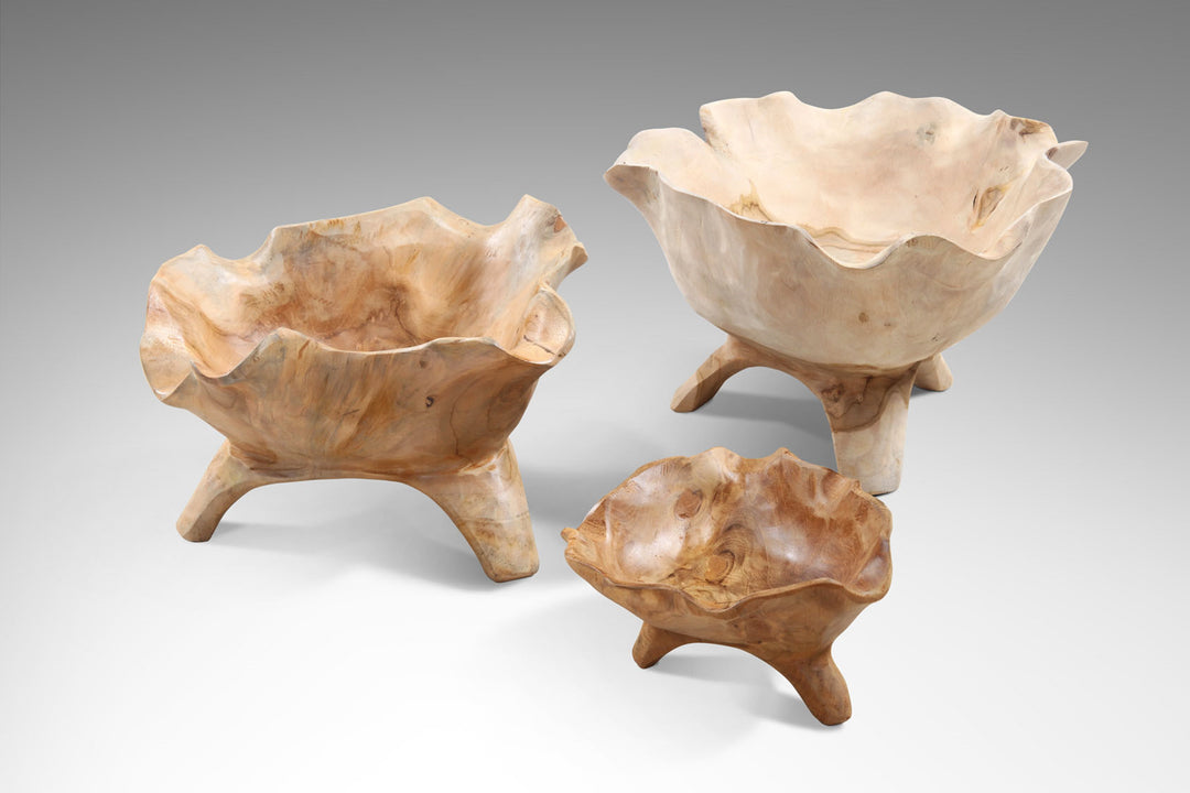 LILY POT - TEAK POT