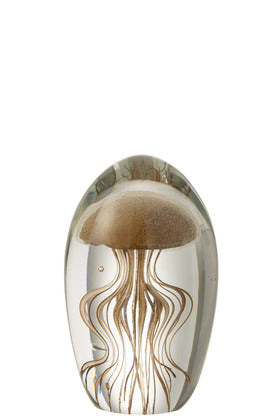 MEDUSA GLASS | BROWN 8X13CM