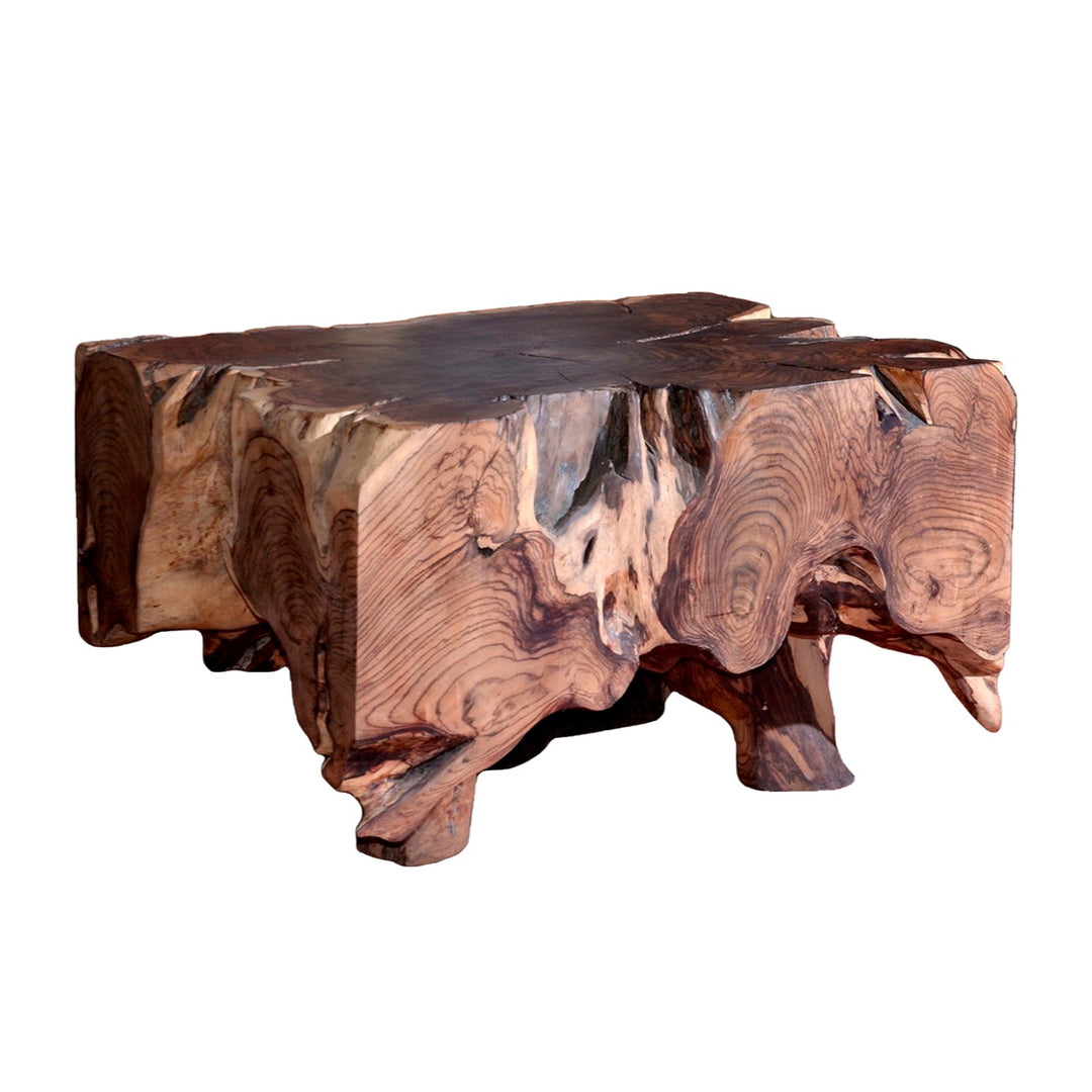 ALCYONE SUAR WOOD COFFEE TABLE SQUARE | NATURAL 84X58X45CM