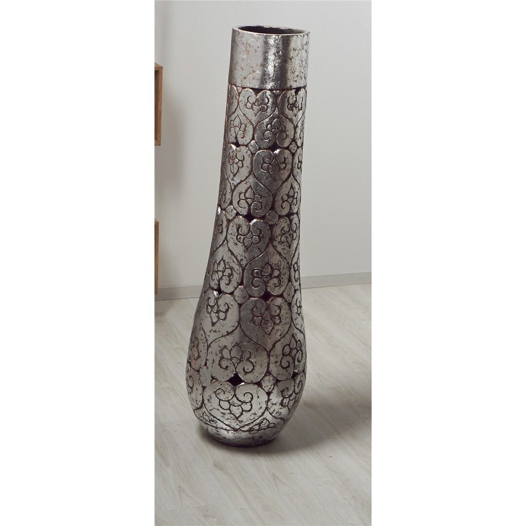 PANJANG OLD VASE | SILVER WASH 180CM