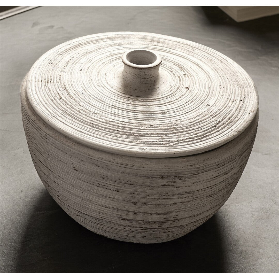 SULA TERRACOTA BOWL W/LID | 24CM