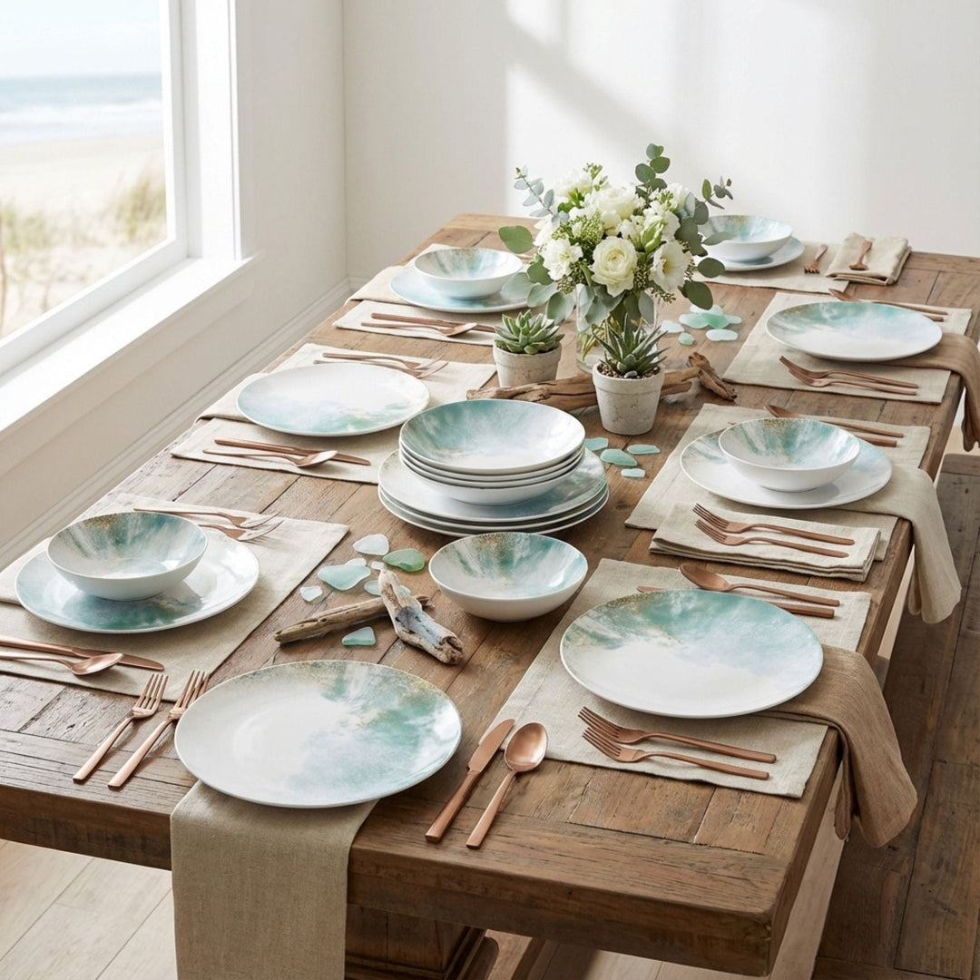 THE DINING TABLE:  THE TRUE HEART OF A MEDITERRANEAN HOME <br> LA MESA DE COMEDOR:  EL VERDADERO CORAZÓN DE UN HOGAR MEDITERRÁNEO