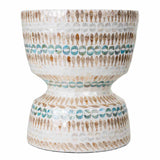 ADELA STOOL -WHITE CAPIZ-