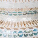 ADELA STOOL -WHITE CAPIZ-