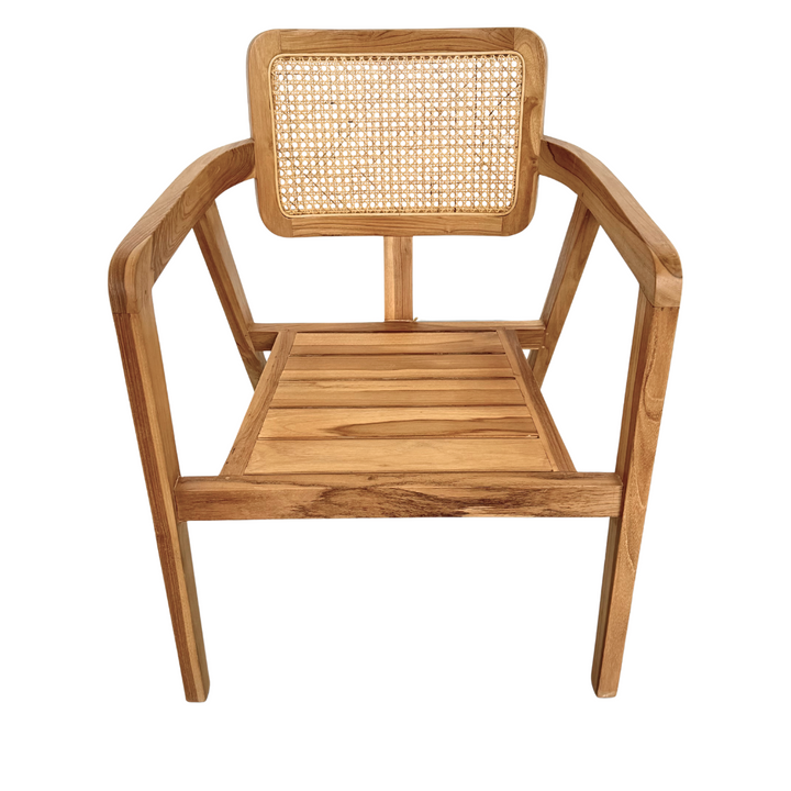 DESIDERIUM OUTDOOR TEAK WOOD DINING CHAIR | 61X60X77CM