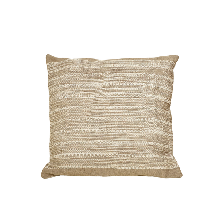 AURA JUTE CUSHION | 80X80CM