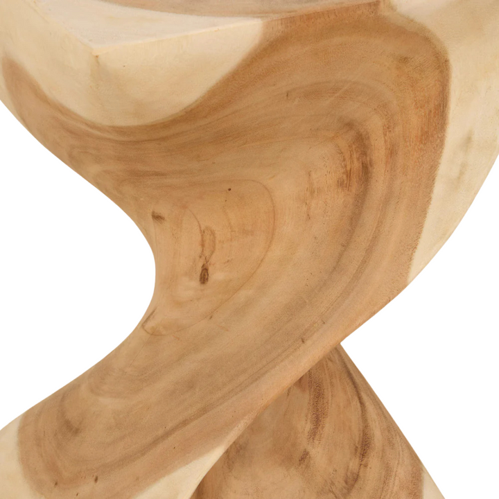 TREMBESI TWIST SIDE TABLE | 30X30X45CM