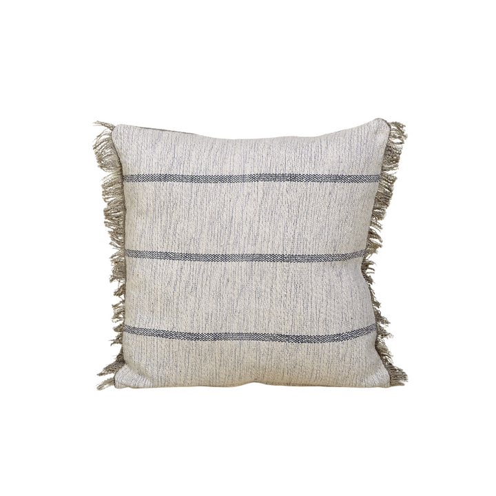 PRANA COTTON CUSHION | GREY 45X45CM