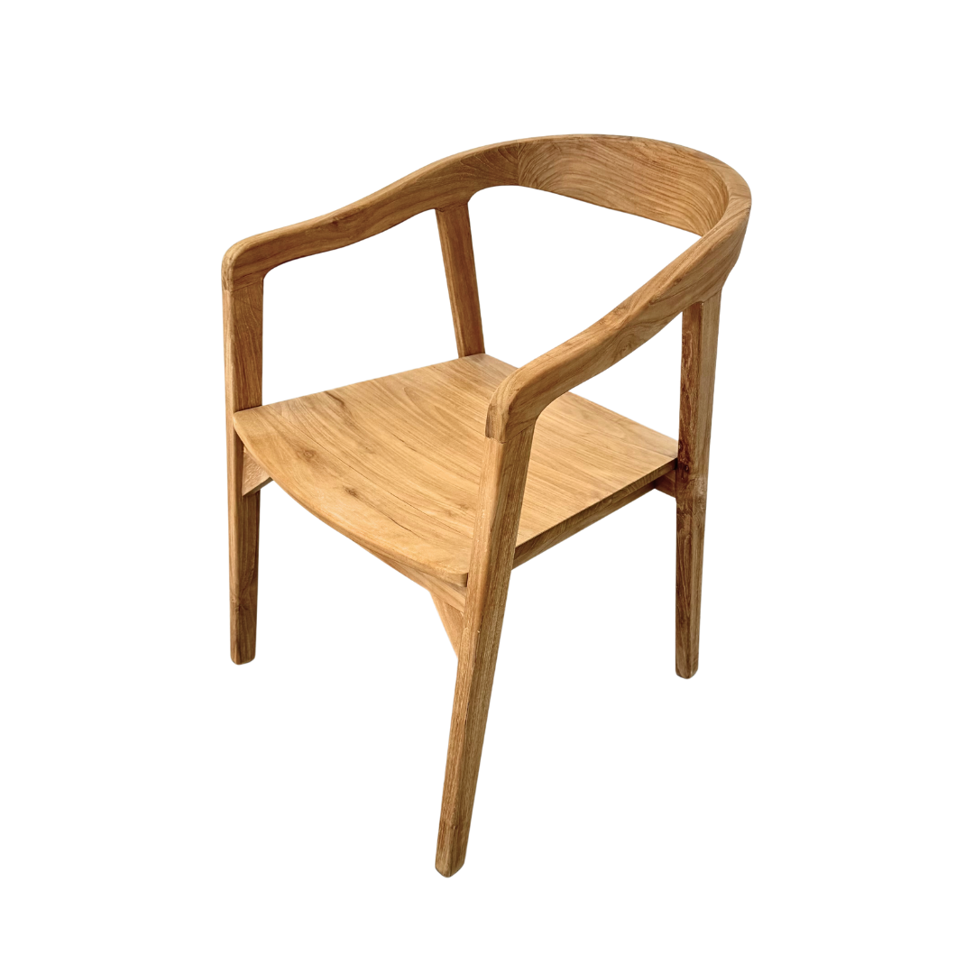 MUR TEAK DINING CHAIR | 58X58X72CM