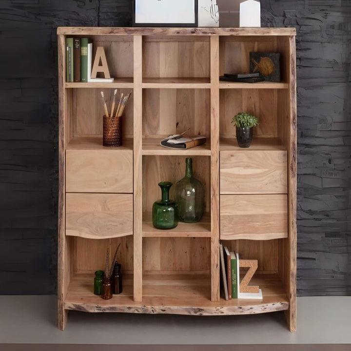 ACACIA EDGE SHELF | 142X45X147CM