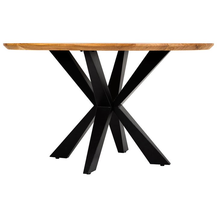 BAHIA ROUND DINING TABLE | BLACK 130X77CM