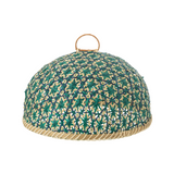 TAZIRIT BAMBOO MESH CLOCHE | BLUE 35X23CM