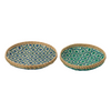 TAZIRIT BAMBOO TRAY | BLUE