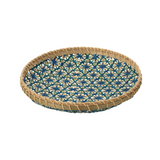 TAZIRIT BAMBOO TRAY | BLUE