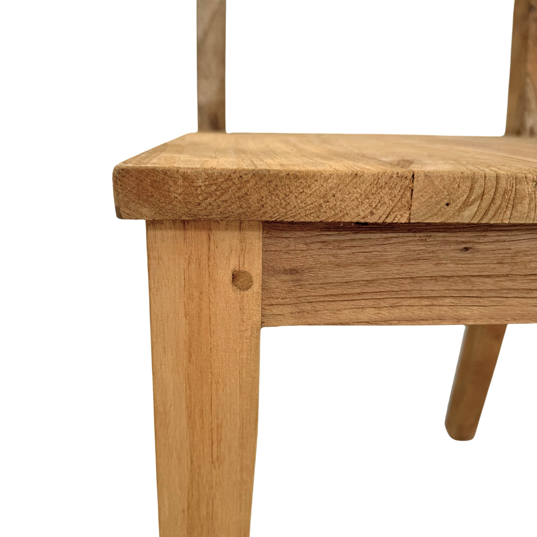 BATAUGA TEAK WOOD DINING CHAIR | 43X45X85CM