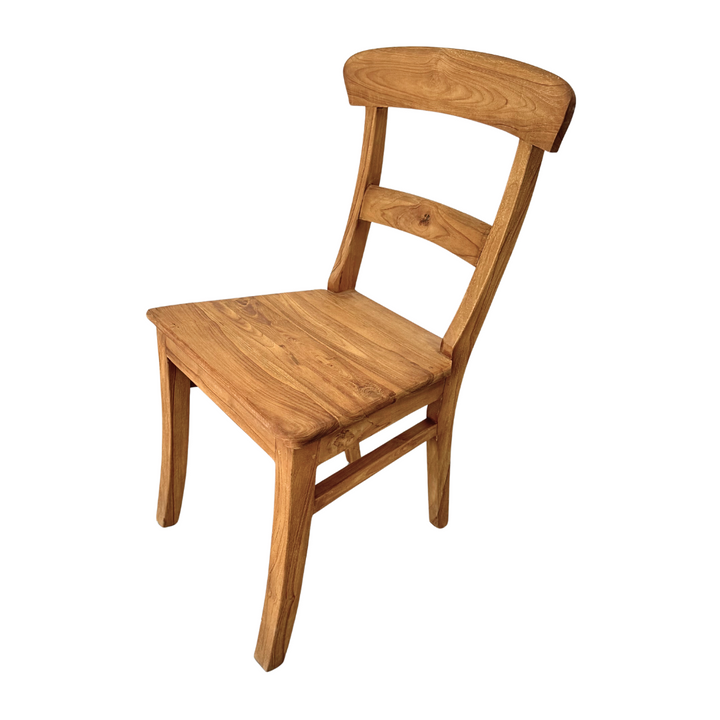 BATAUGA TEAK ROUND DINING CHAIR | 44X50X85CM