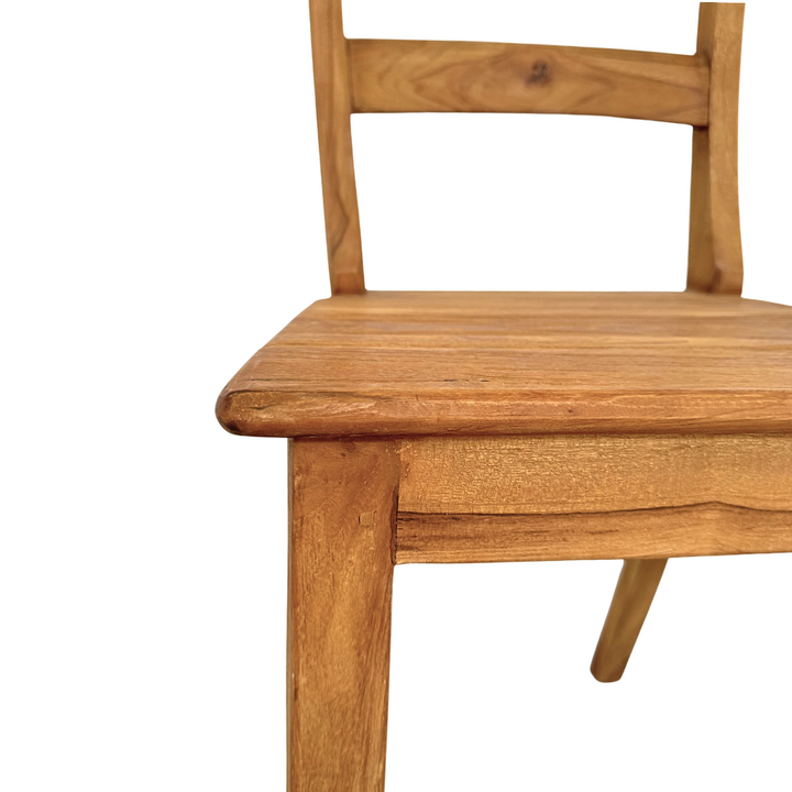 BATAUGA TEAK ROUND DINING CHAIR | 44X50X85CM
