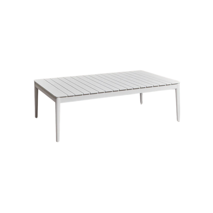 LUA OUTDOOR COFFE TABLE | WHITE 120X70X37CM