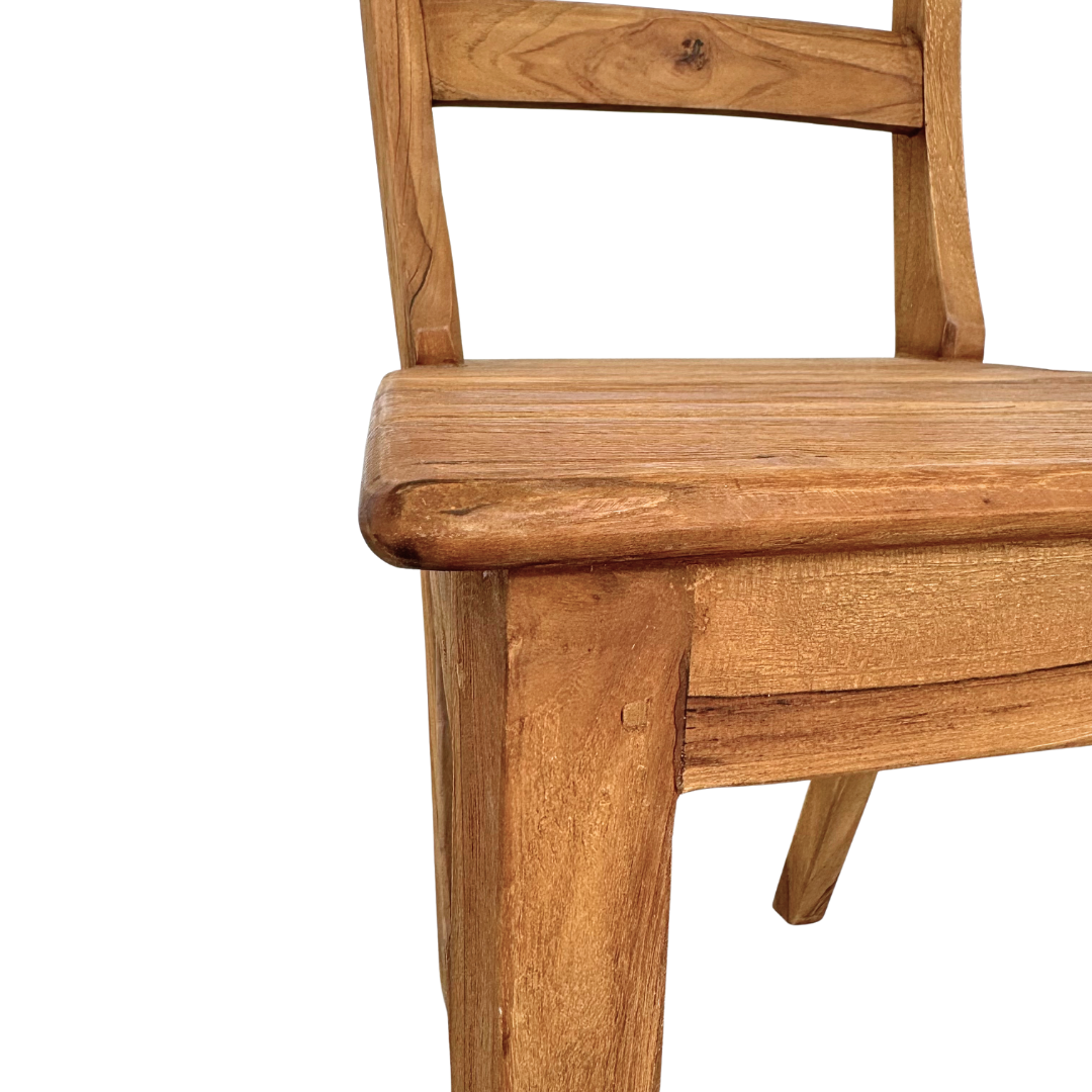 BATAUGA TEAK ROUND DINING CHAIR | 44X50X85CM