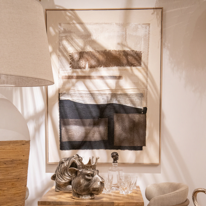 CLAY & CHALK PAINTING | 90X120CM