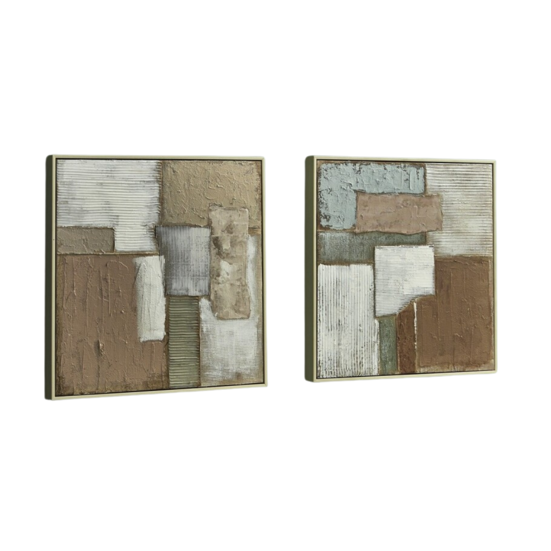 TESSERA ABSTRACT PAINTING | 52X52CM