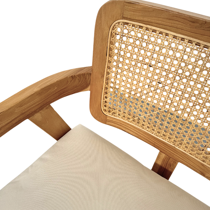 DESIDERIUM OUTDOOR TEAK WOOD DINING CHAIR | 61X60X77CM