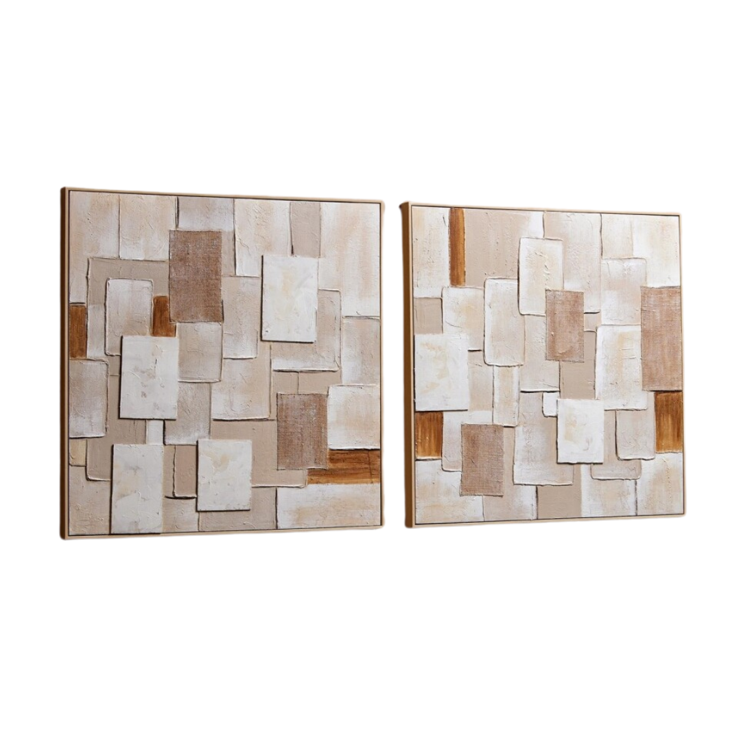 ARENISCA ABSTRACT PAINTING | 82X82CM