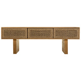 MADURA TV CONSOLE | 3 DOORS | NATURAL 130X36X45CM