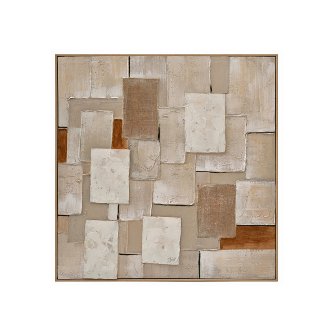 ARENISCA ABSTRACT PAINTING | 82X82CM