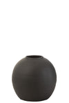 MATE BLACK ROUND VASE "S"