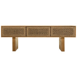 MADURA TV CONSOLE | 3 DOORS | NATURAL 130X36X45CM