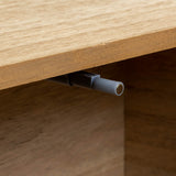 MADURA BEDSIDE TABLE | 3 DOORS | NATURAL 45X36X65CM