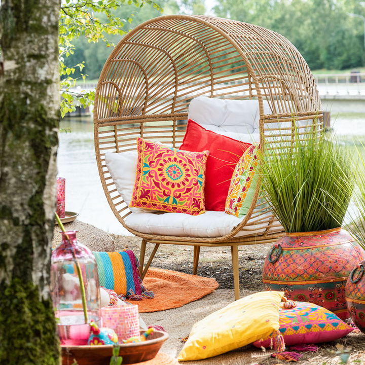 NEST OVAL LOUNGE CHAIR | 115X110X148CM