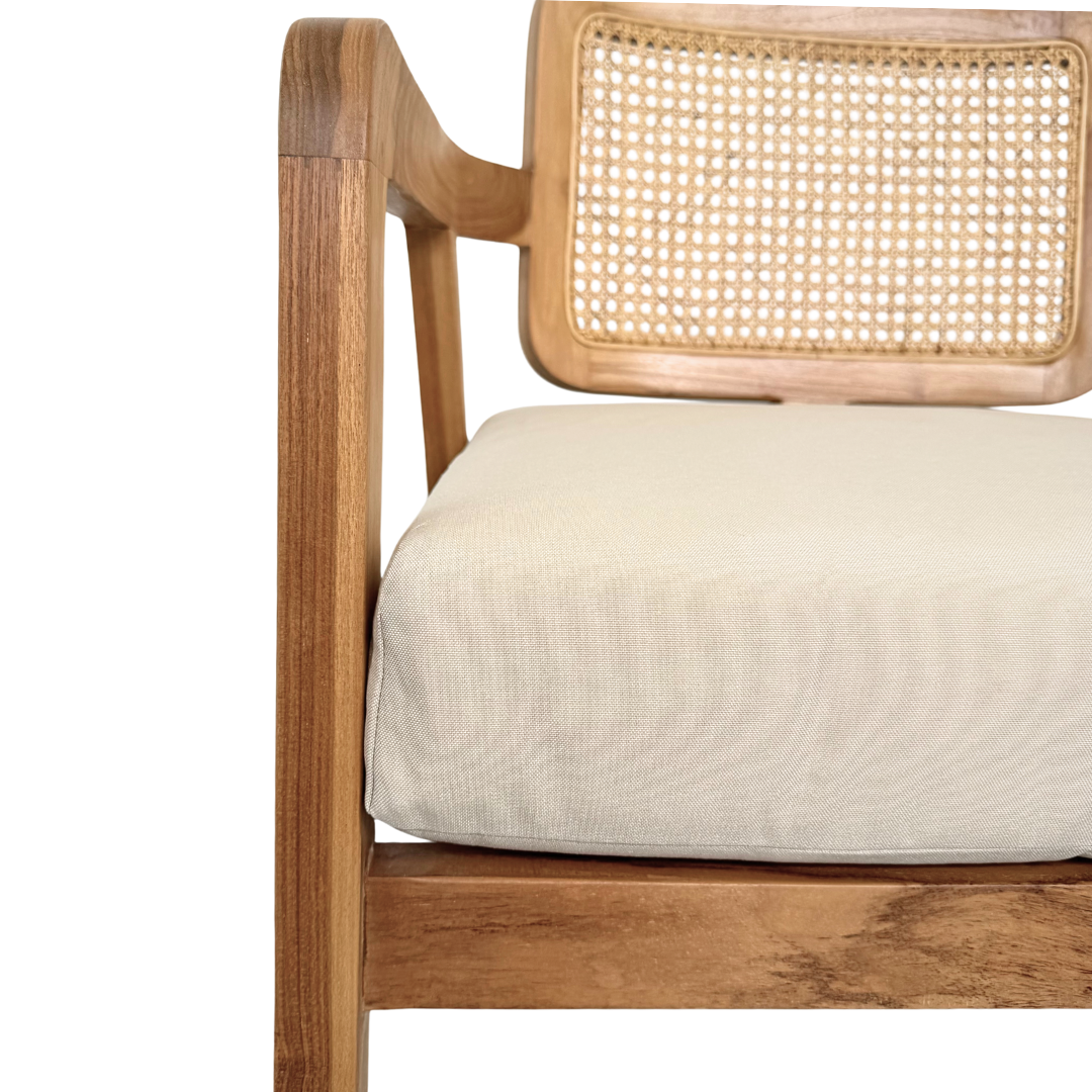 DESIDERIUM OUTDOOR TEAK WOOD DINING CHAIR | 61X60X77CM