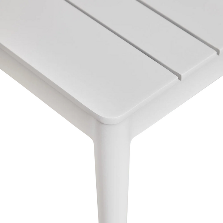 LUA OUTDOOR COFFE TABLE | WHITE 120X70X37CM