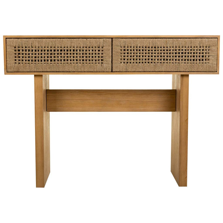 MADURA CONSOLE TABLE | 2 DOORS | NATURAL 110X36X77CM