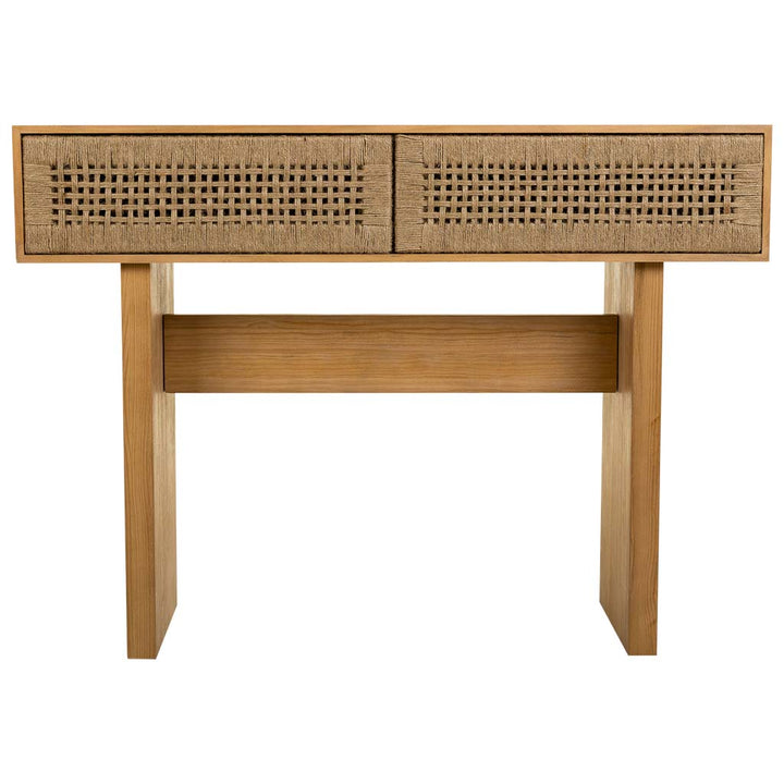 MADURA CONSOLE TABLE | 2 DOORS | NATURAL 110X36X77CM