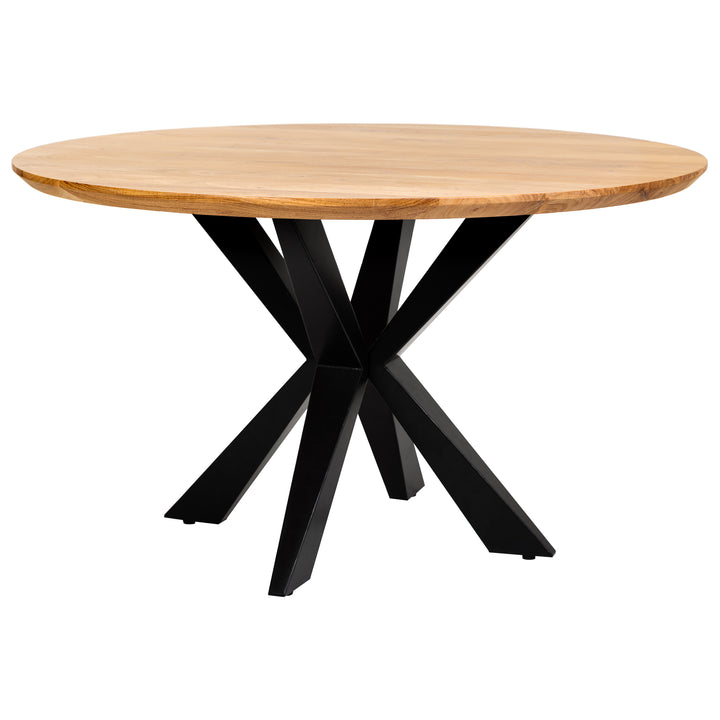 BAHIA ROUND DINING TABLE | BLACK 130X77CM